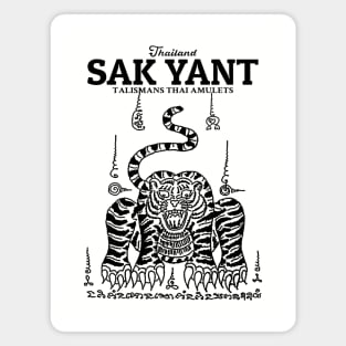 Muay Thai Sak Yant Tiger Magnet